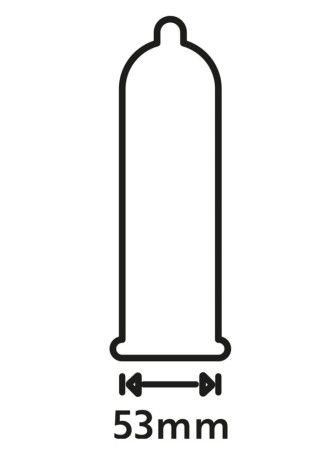 Préservatifs lubrifiés avec picots en latex x12 avec réservoir Extra Fun 53 mm - R416525